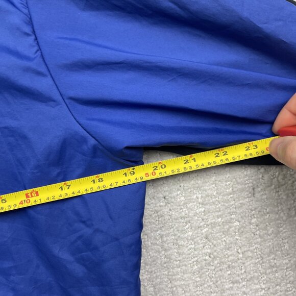 VTG Louis Garneau Windbreaker Jacket Fleece Lined Cycling / XC Ski Blue Men's S - Picture 7 of 12